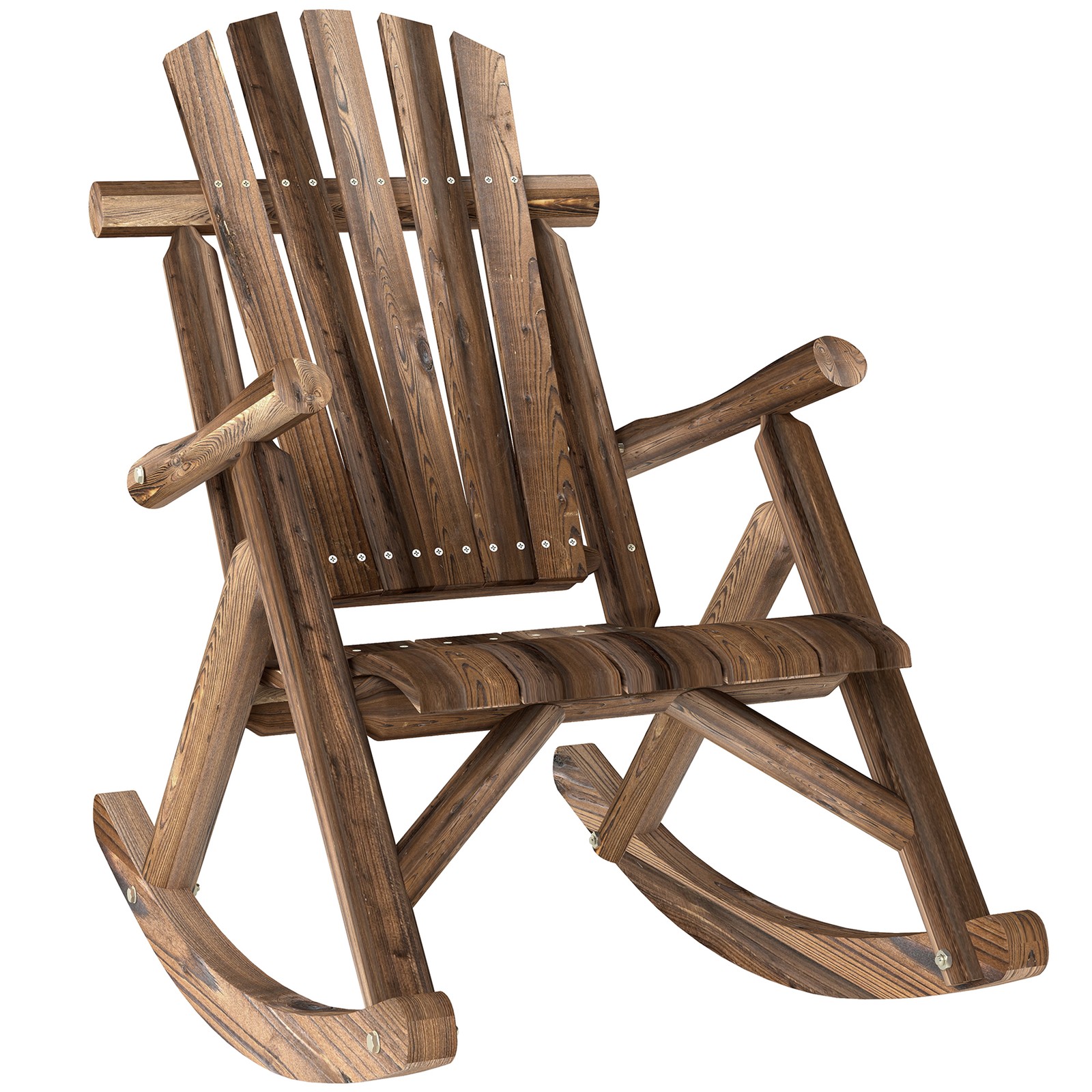 Backyard Adirondack Rocking Chair Outdoor Patio Porch Seat
