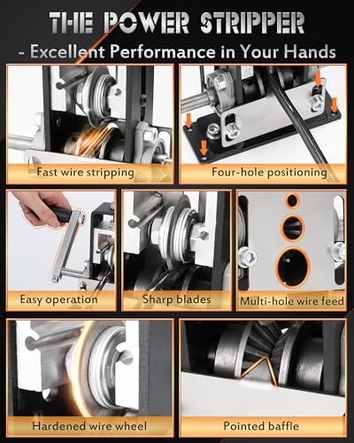 Manual Wire Stripping Machine 2 IN 1 Drill Powered