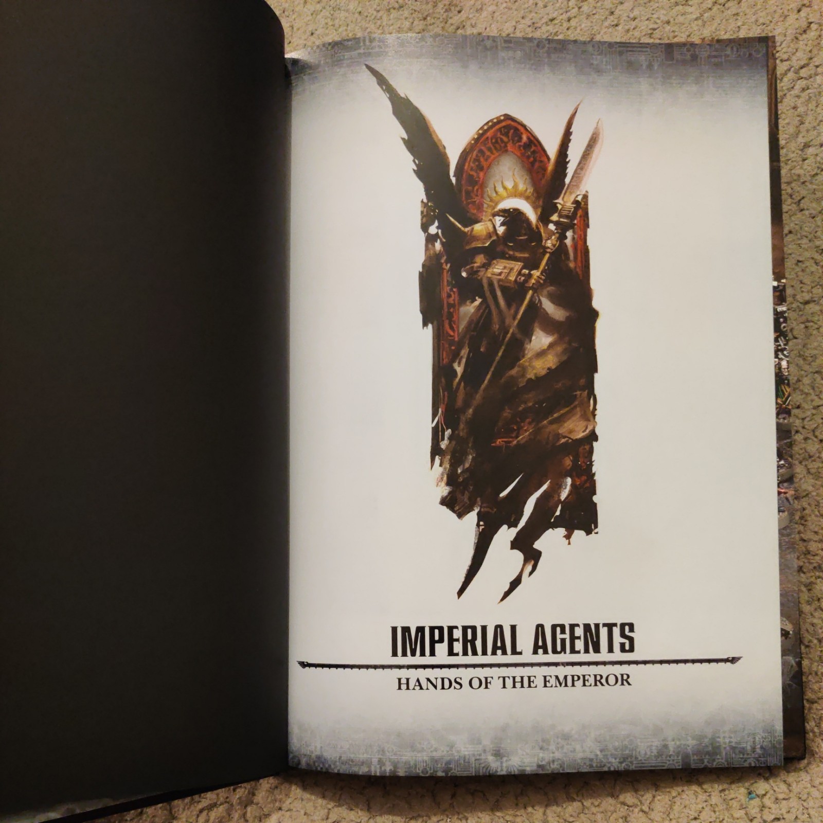 Warhammer 40k Imperial Agents Codex 2016 Hardback Rare Oop