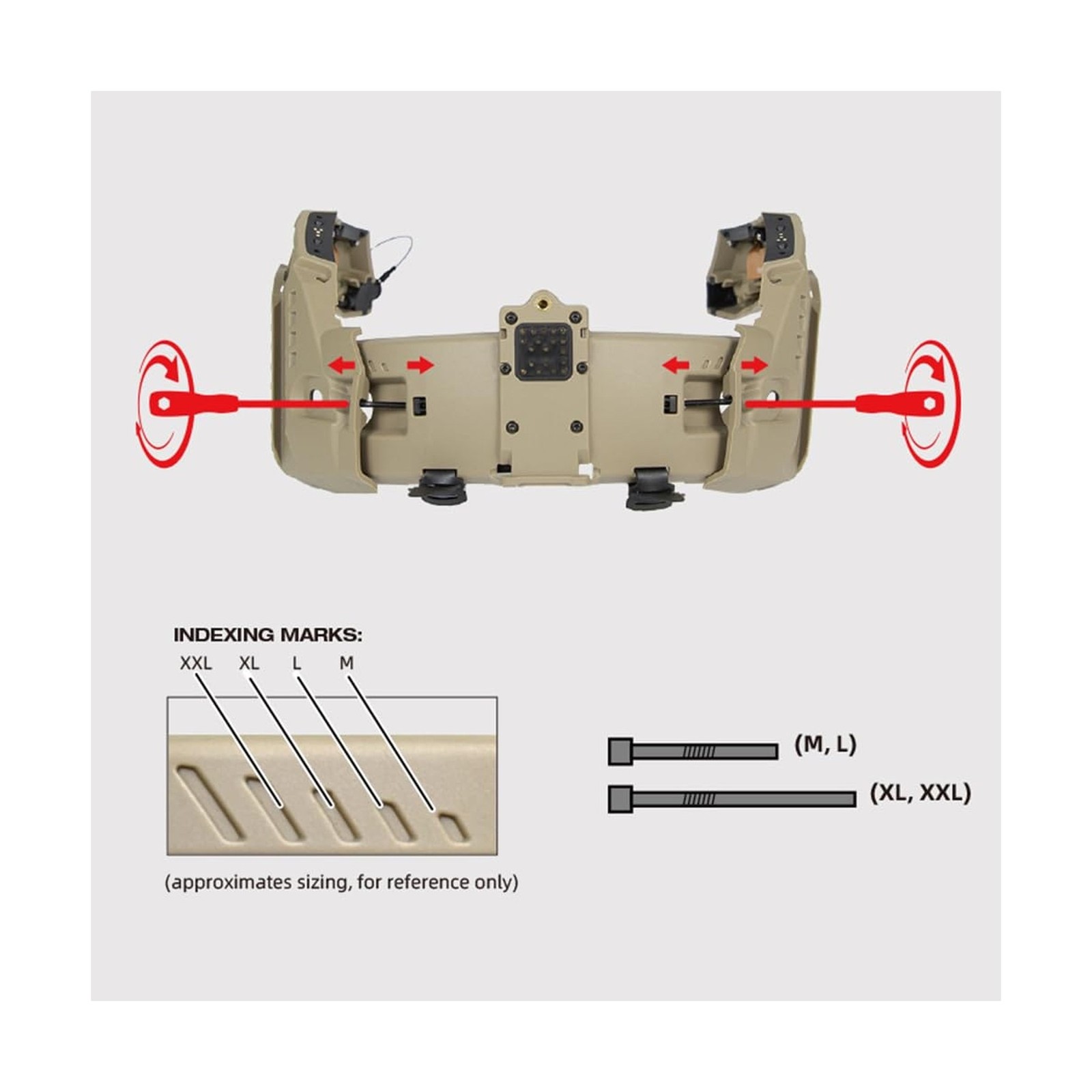 FMATAL GEAR Tactical Helmet Powered & Data ARC Rails Full Kit - Complete Bund...