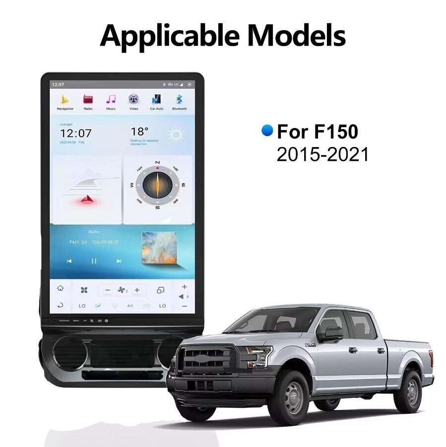 16.8'' Car Stereo Radio Auto Android Carplay 8+128GB For 2015-2021 Ford F-150