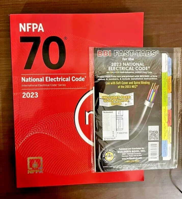 NFPA70 National Electrical Code with 2023 BBI Fast Tabs PAPERBACK USA STOCK.
