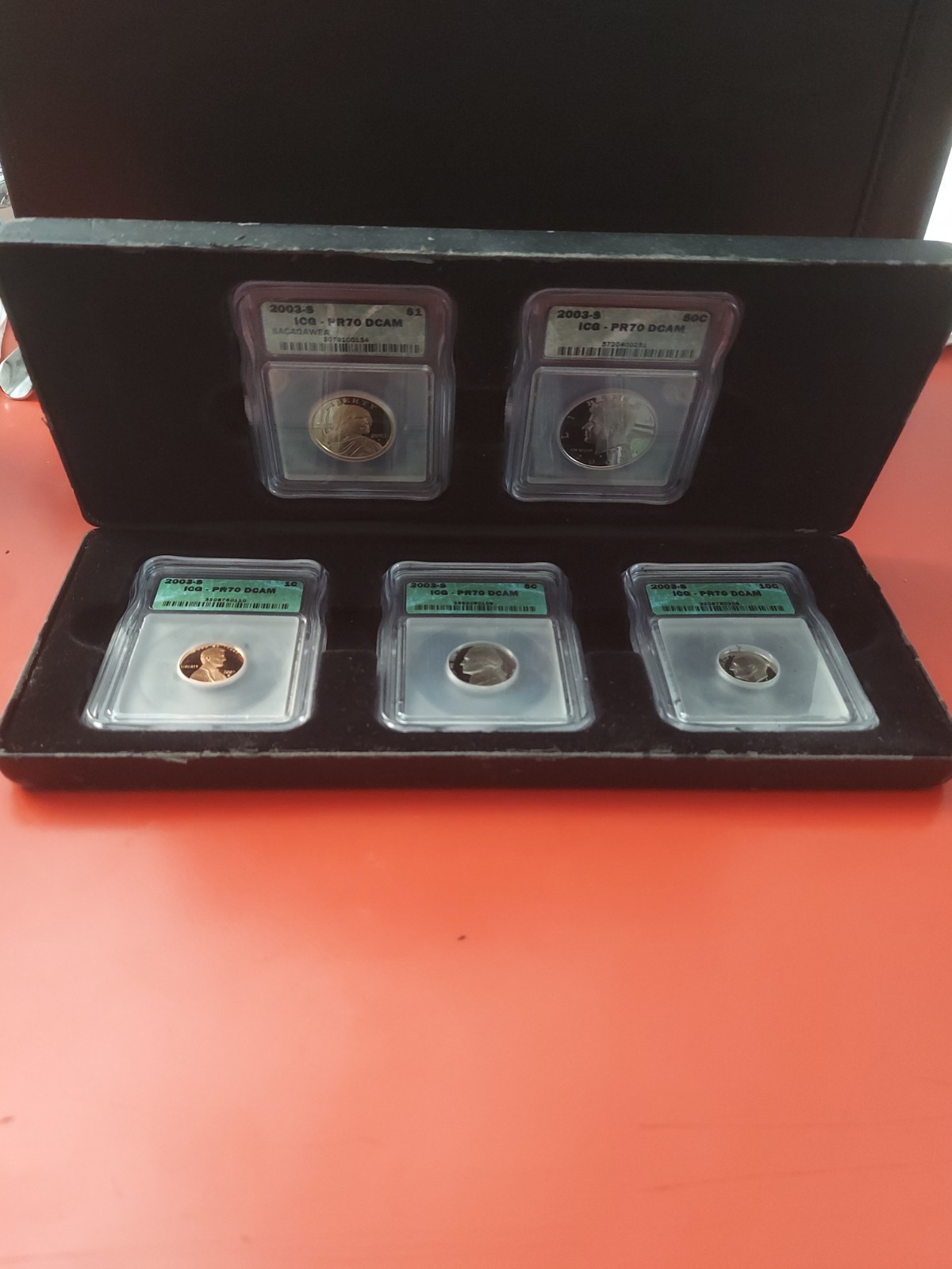 2003-S Mint Proof Set IGC PR70DCAM