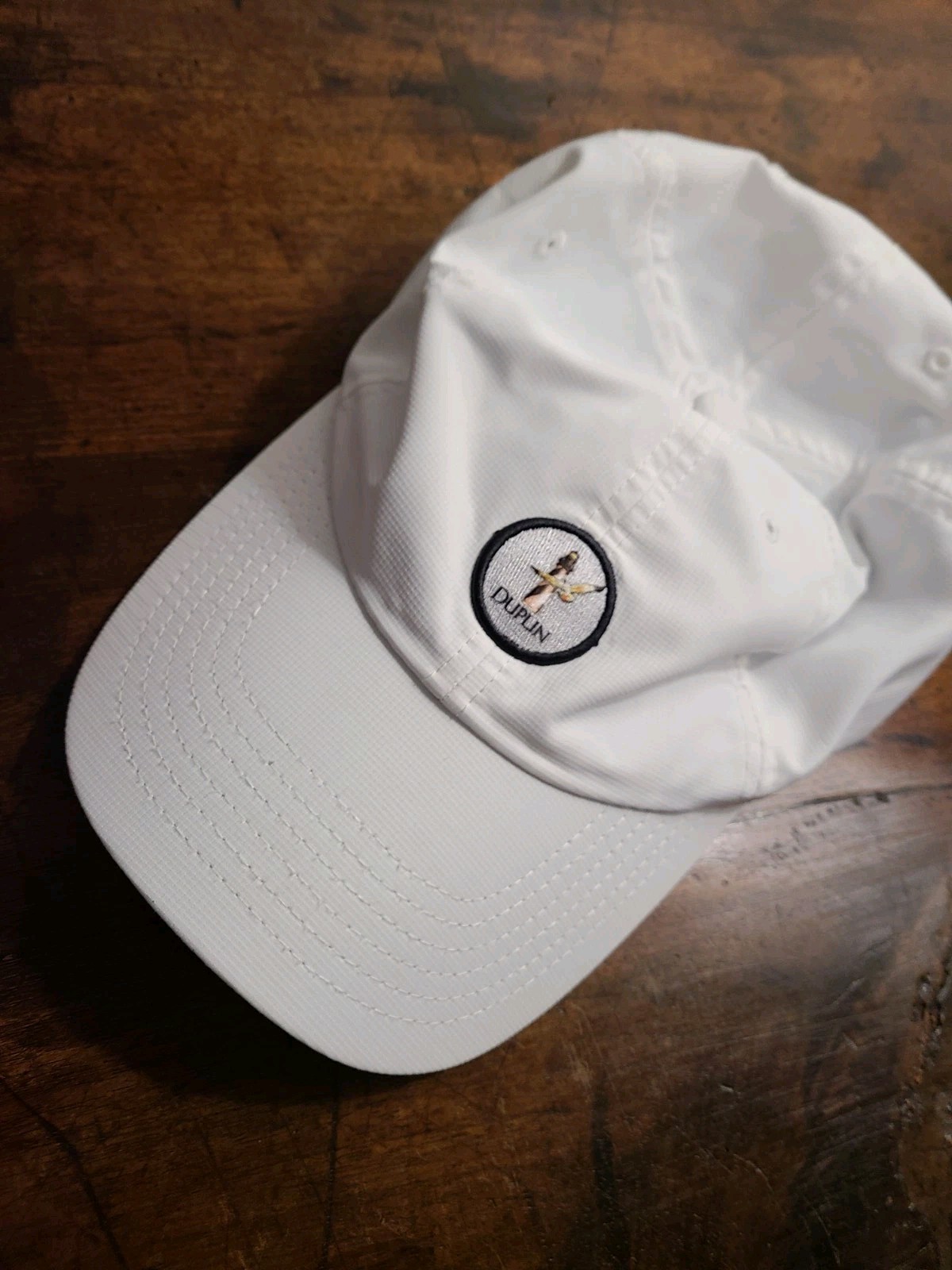 Imperial Golf Hat True Fit UPF 50+ Adjustable White 100% polyester "Dupun"