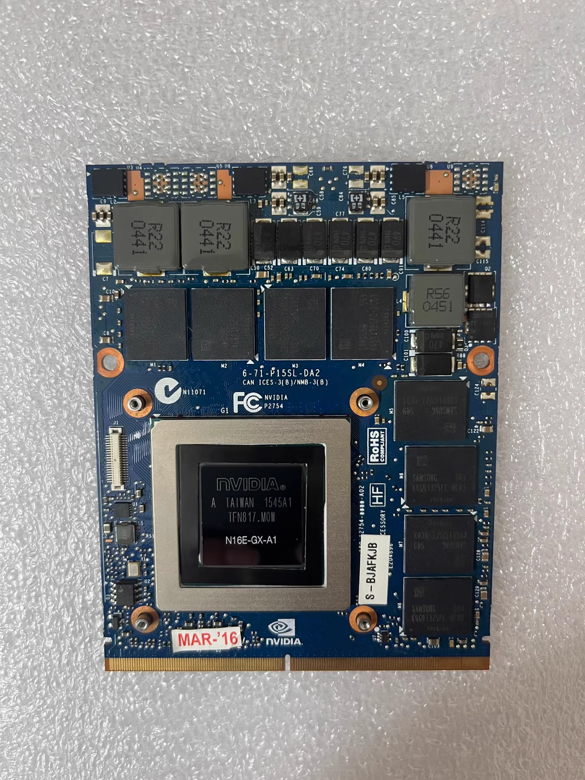 Dell GTX980M 8GB MXM Graphics Card-