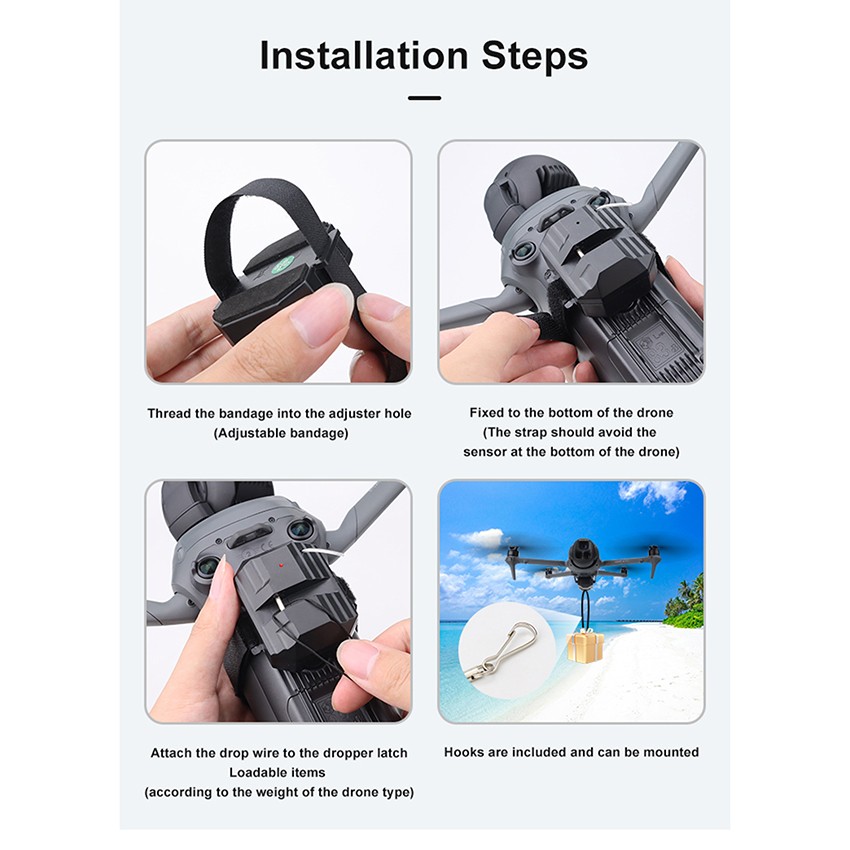 Universal Airdrop System For DJI Mavic 4 Pro Drone Gift Thrower Device Accessory