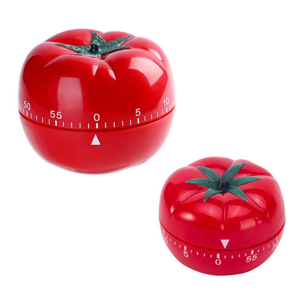 2pcs Visual Timer Clock Fruit Shape Timer Pomodoro Timer Cube Fruit Timer