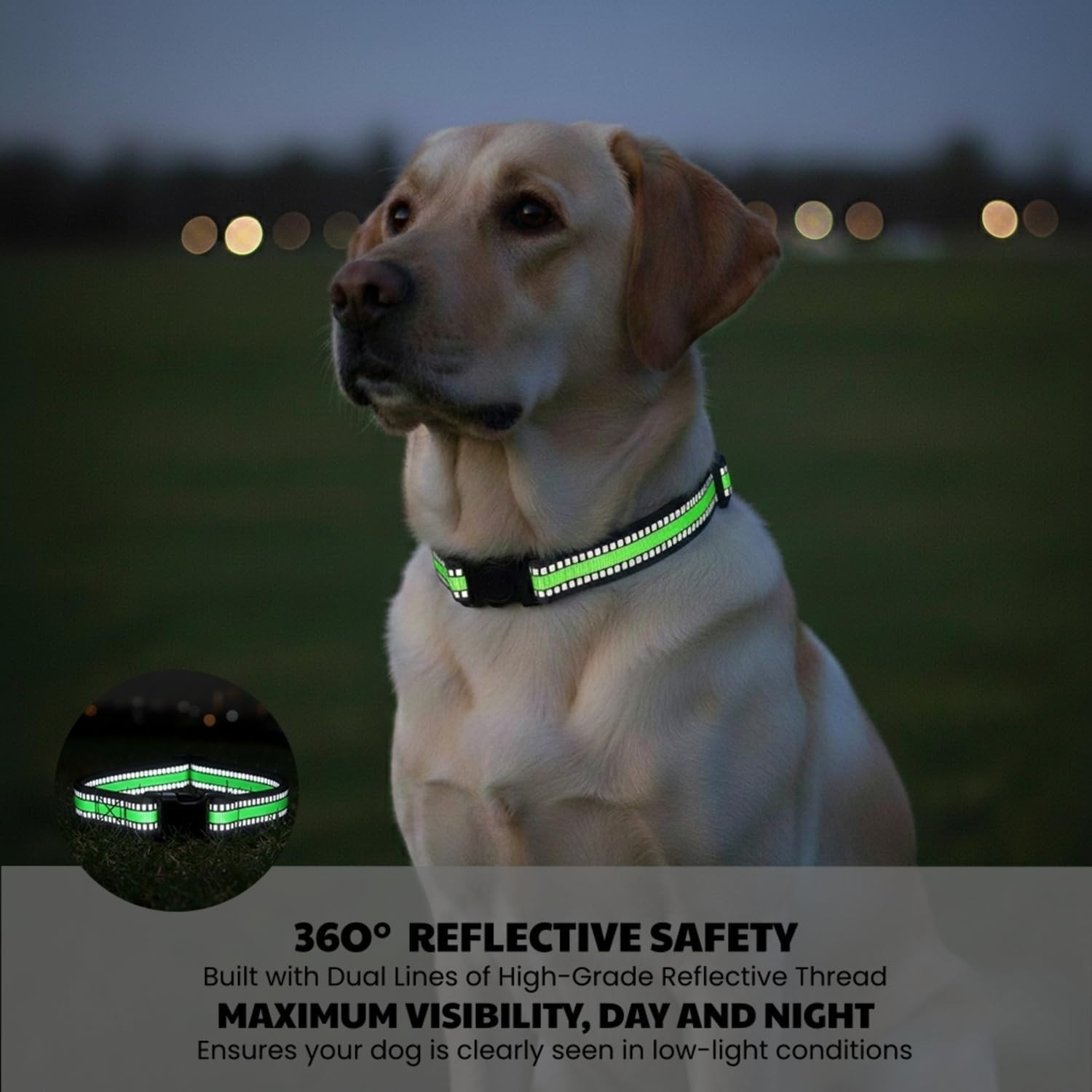 Training Collar Replacement Straps Adjustable Nylon Bands for E-Collars & Sho...