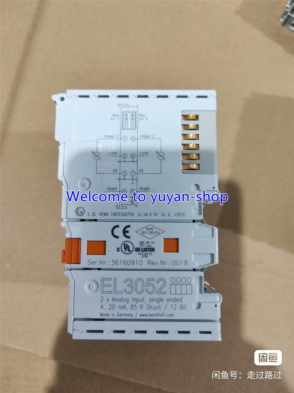 1PCS USED BECKHOFF EL3052 controller module #T2768A YS