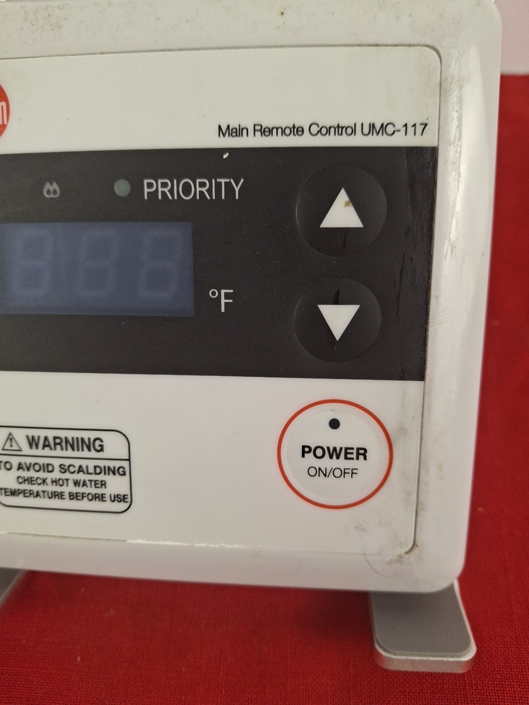 Rheem UMC-117 Tankless Water Heater Wall Remote Controller