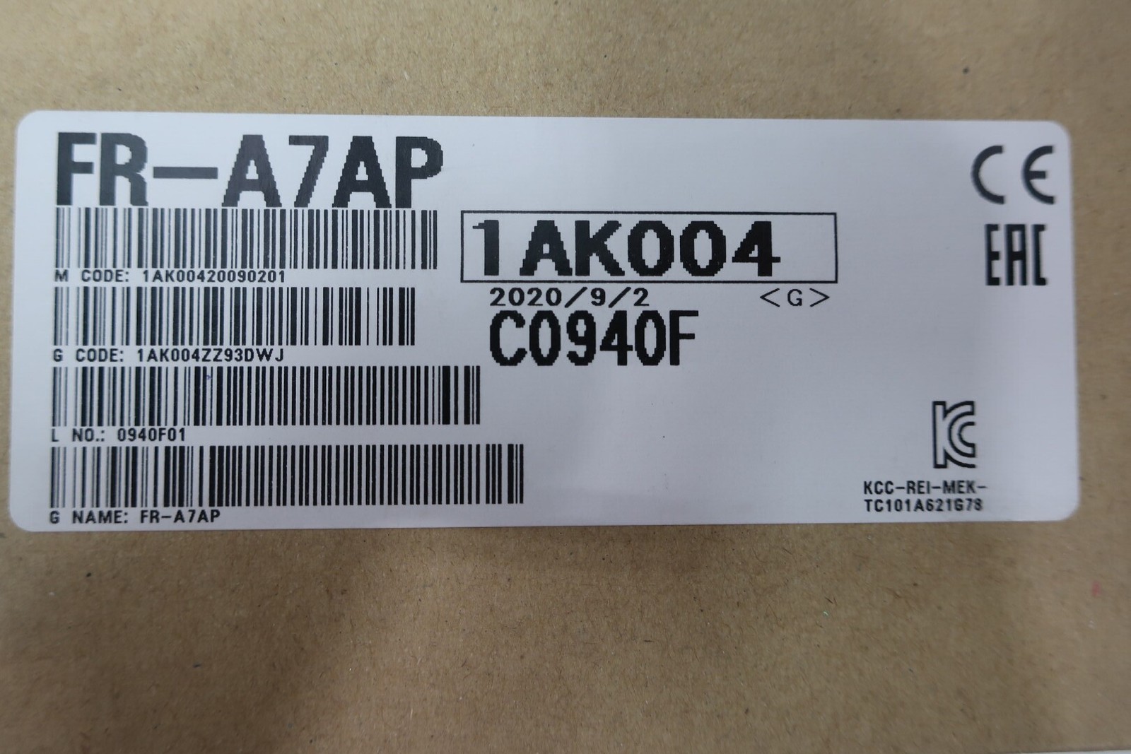Mitsubishi FR-A7AP Frequency Converter Board