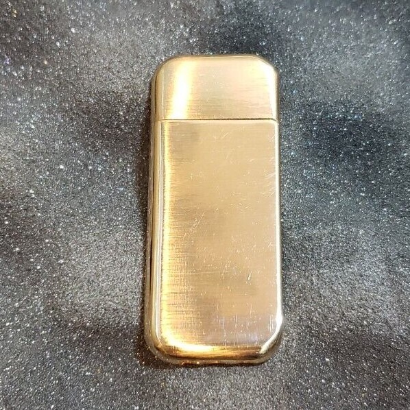 SLIM BUTANE LIGHTER Refillable Dolphin Vintage Style Solid Classic Fast Shipping
