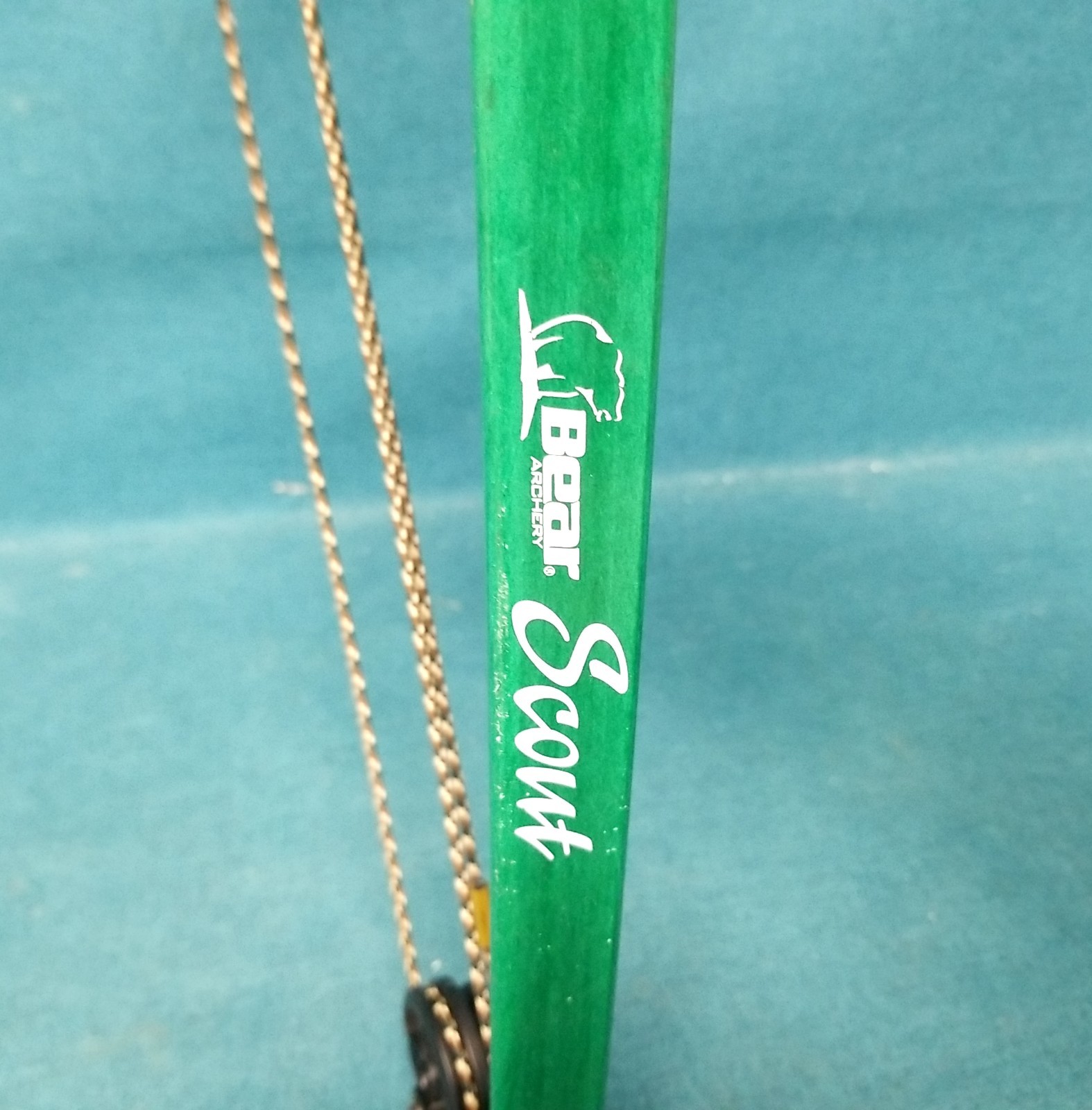 Bear Archery 34" Green Youth Compound Bow GUC