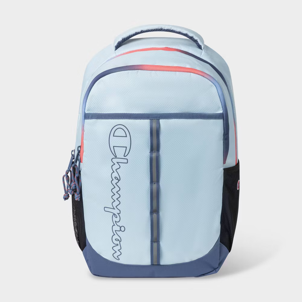Champion Center Backpack w/ Laptop Sleeve - Light Blue