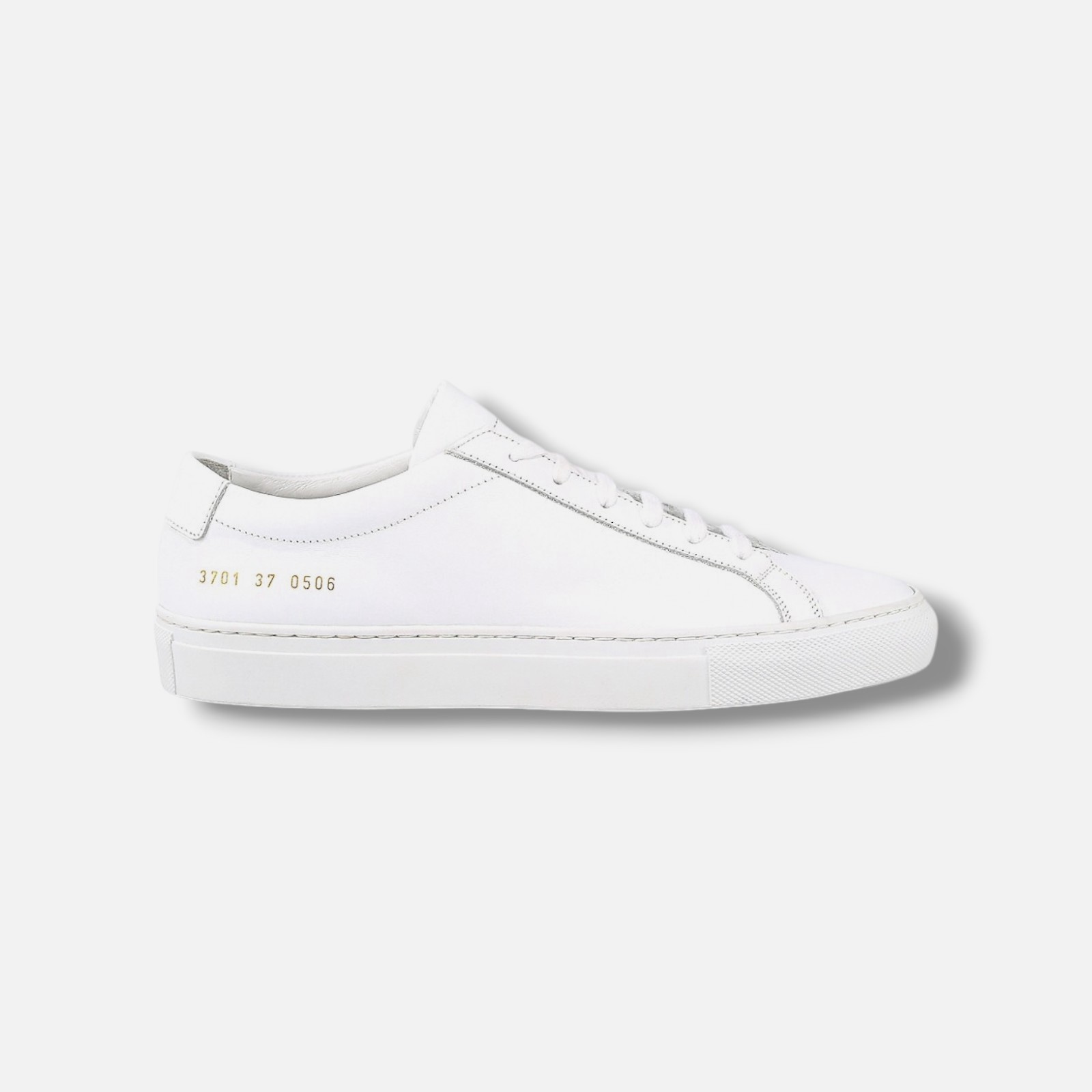 COMMON PROJECTS Women's White Original Achilles Leather Sneakers Size 10