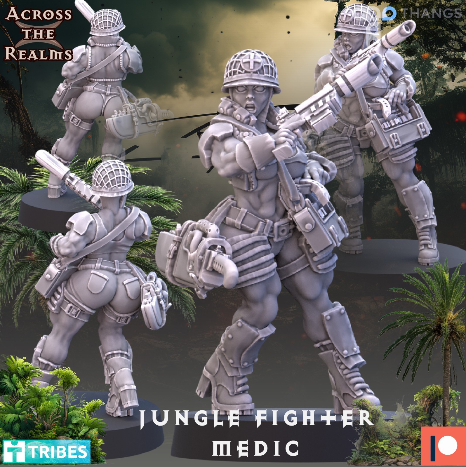 Across the Realms 28mm Jungle Fighter Medic
