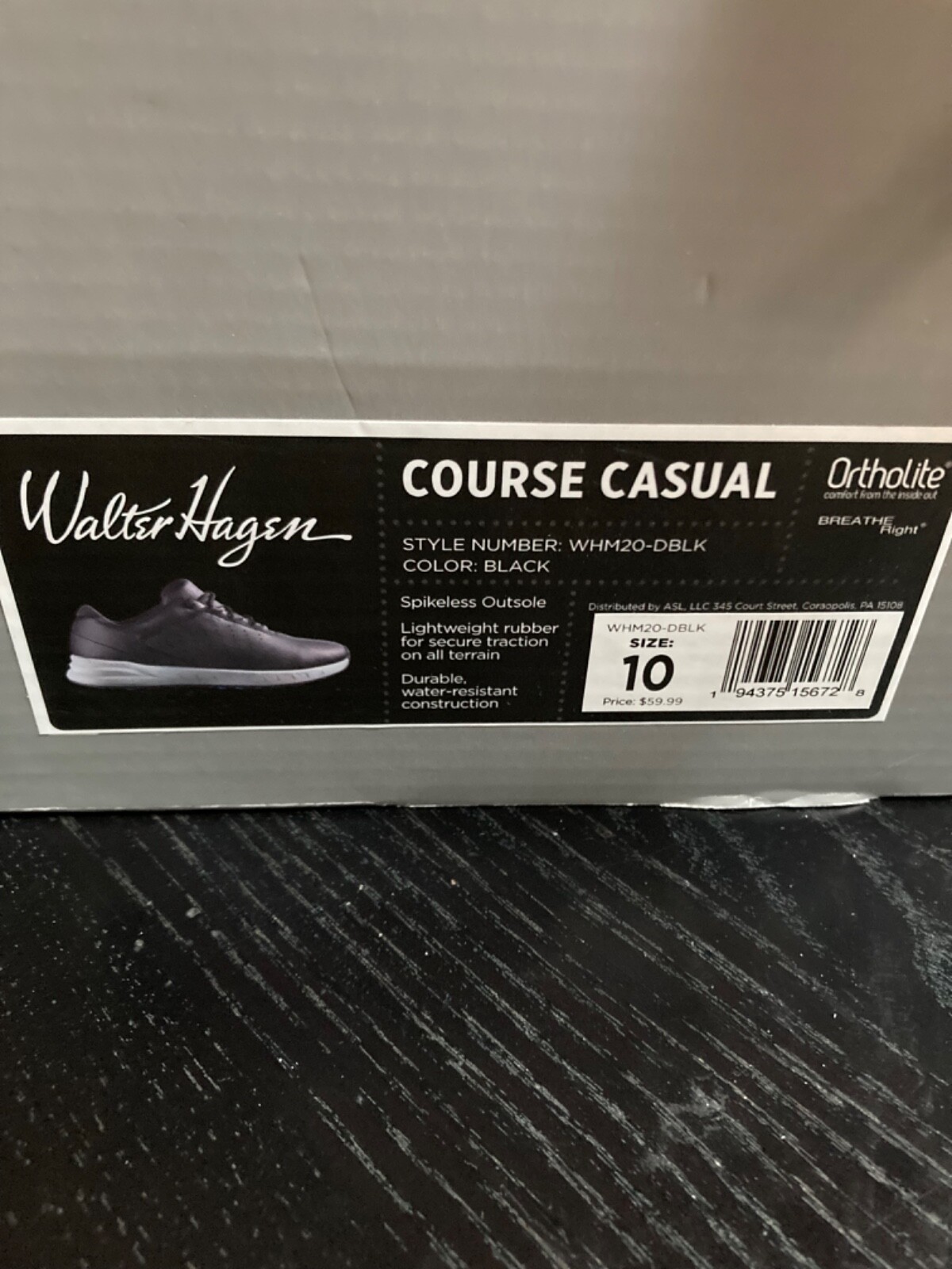 Walter Hagen Ortholite Men's Golf Shoes Size 10