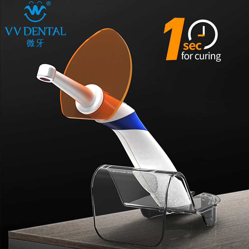 Dental 1s/5s 2500mw LED Curing Light Cordless Teeth Resin Cure Lamp 2 Modes Tool