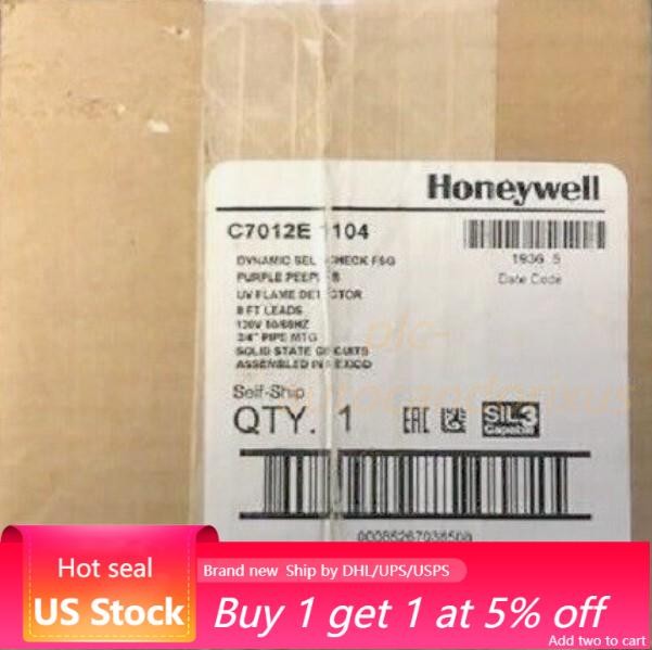 Honeywell C7012E1104 Honeywell Burner Detector Fast Shipping C7012E1104 New