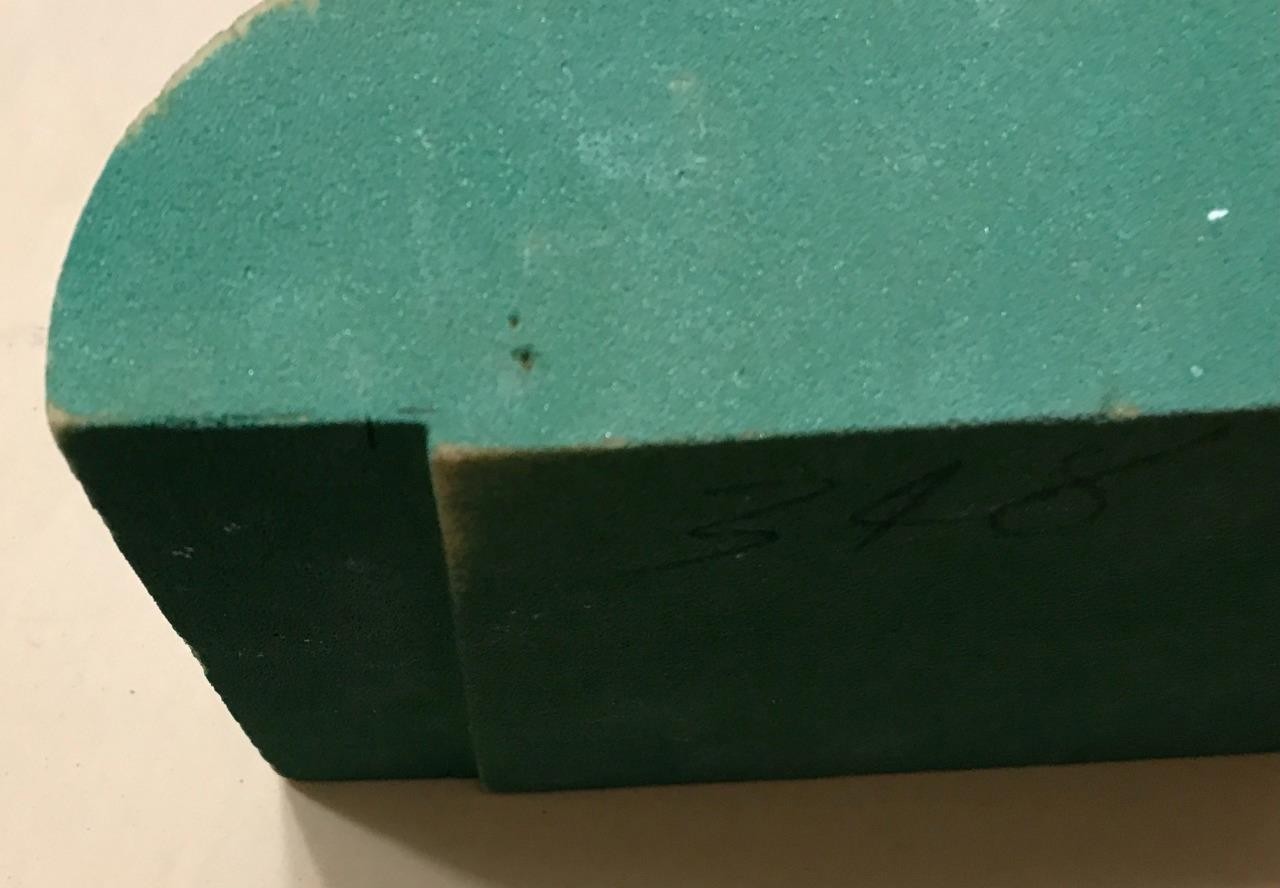 NASA Space Shuttle Fit Check Tile, Challenger OV 099 Only Wings Lower Elevon