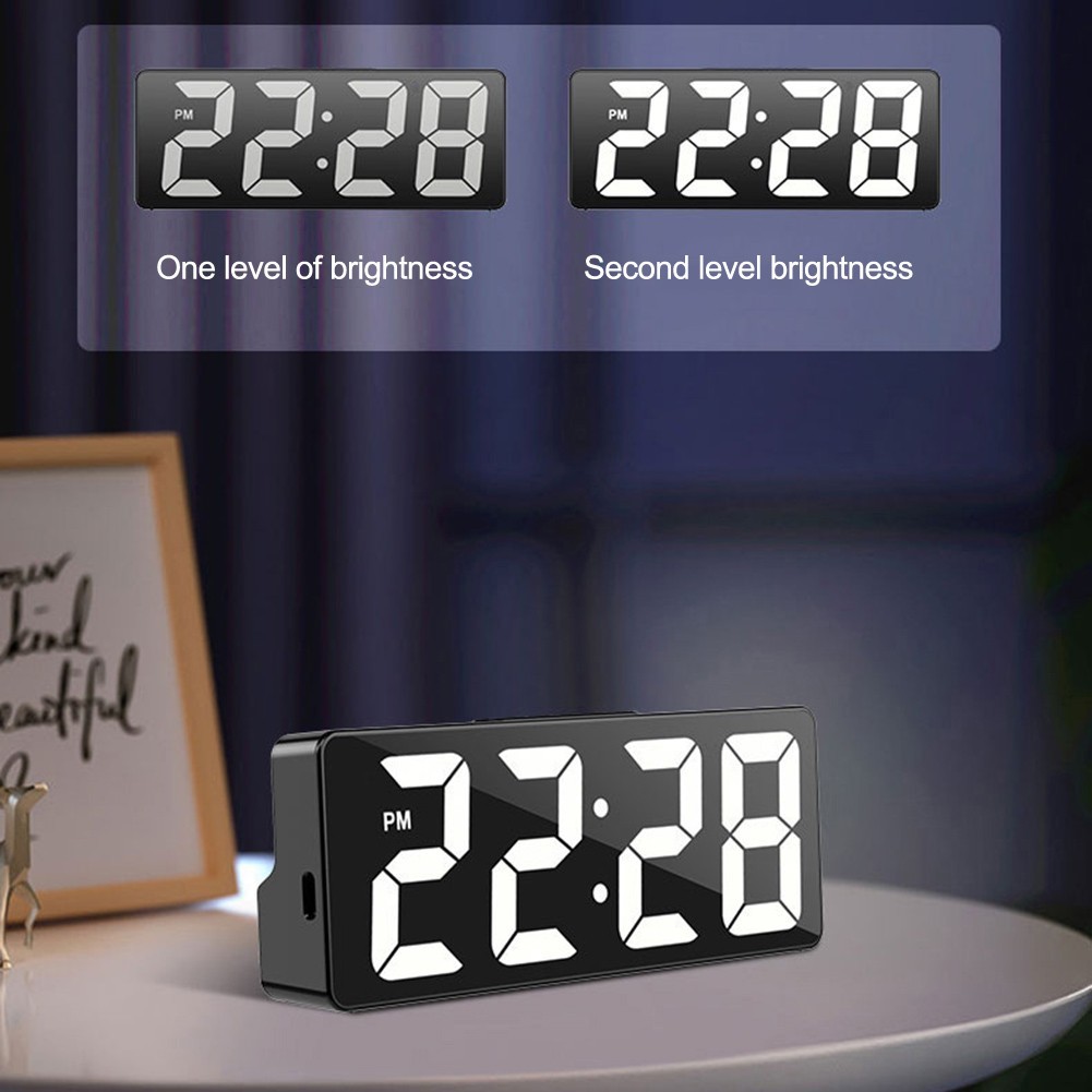 Digital Alarm Clock with Clear Display and Snooze Feature for Lifestyle