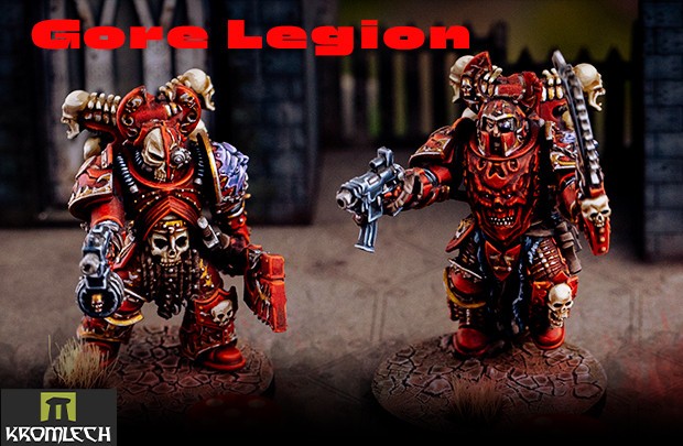 Kromlech - Bits Of War - Gore Legion - Model Miniature Sets, Bits and Upgrades