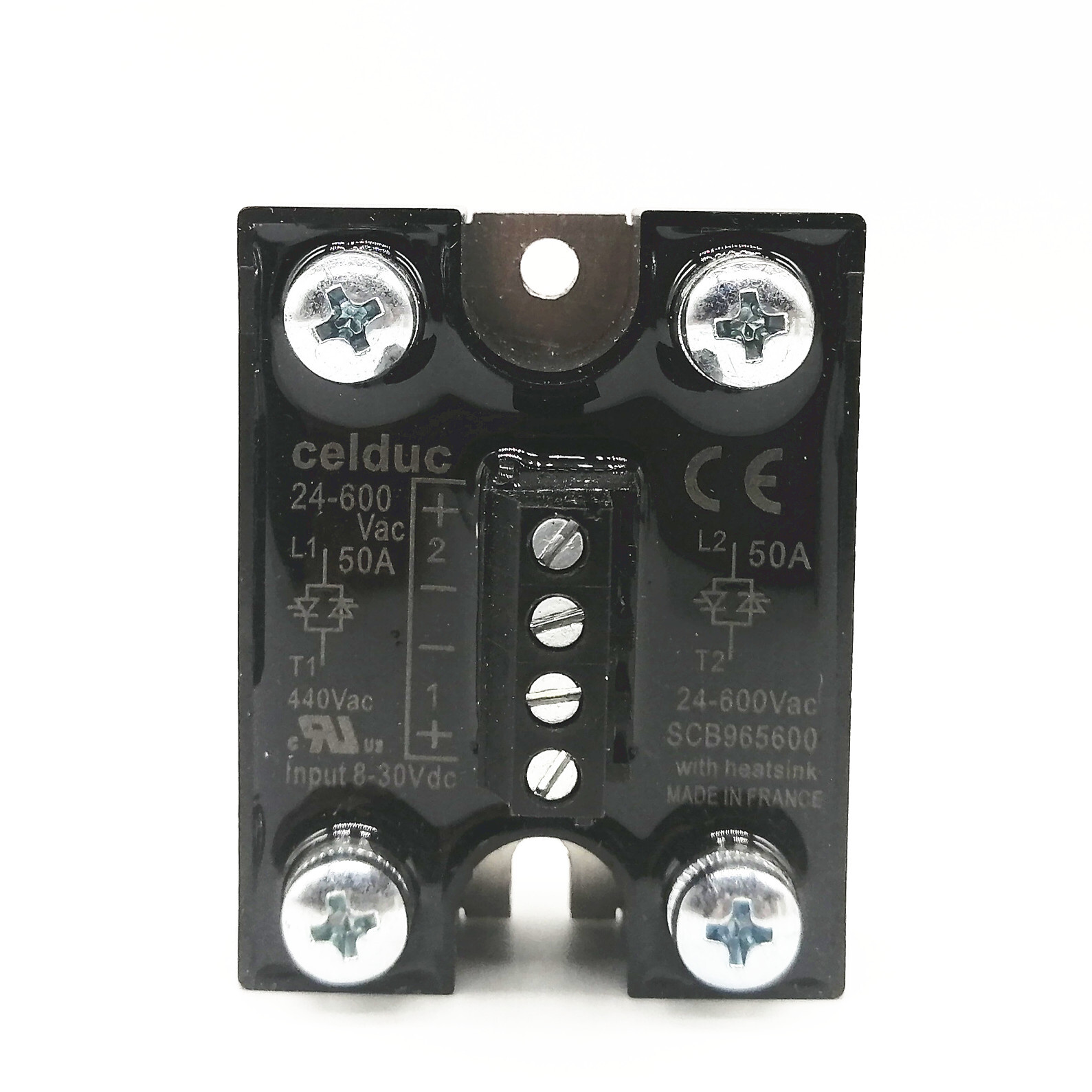 Celduc solid state relay SCB965600 50A 24-600VAC