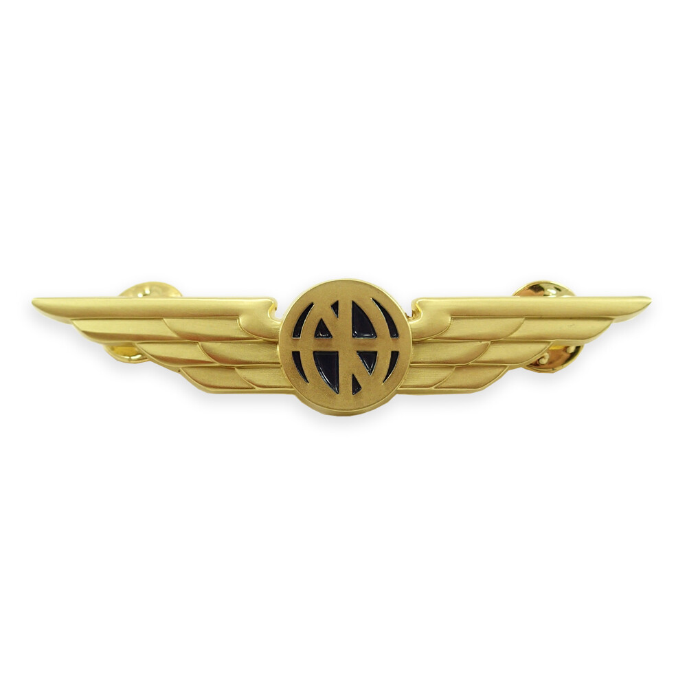Universal Aviator Lapel Pilot Wings Pin - Gold