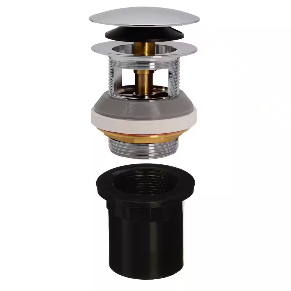 Integrated Overflow Drain 1-1/2 In. NPSM Coarse Thread Tip-Toe Mechanism with AB