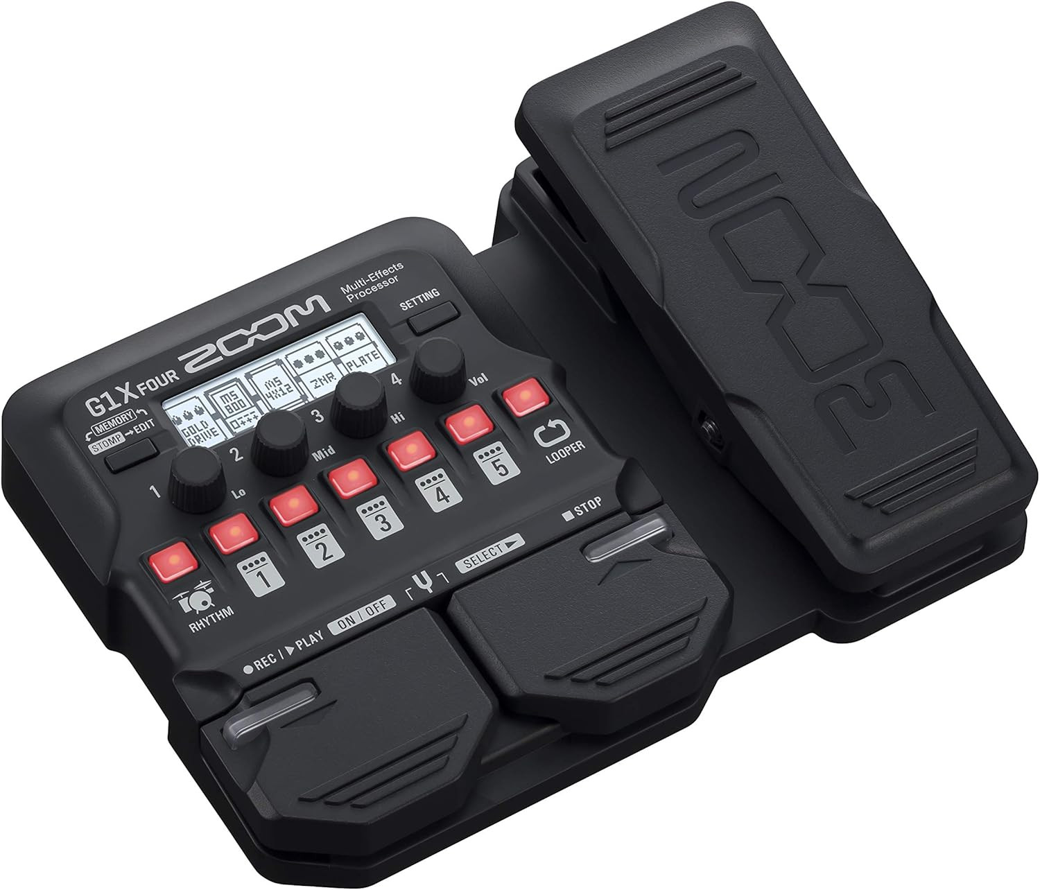 G1X FOUR Guitar Multi-Effects Processor with Expression Pedal, 70+ Effects & Amp
