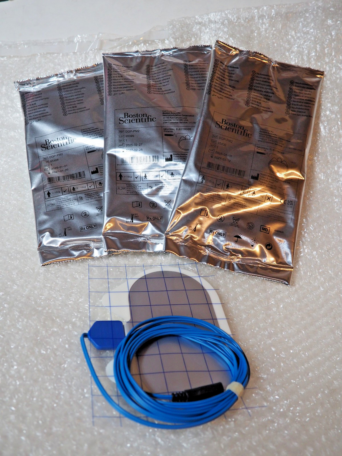 BOSTON SCI DGP-PM2 Disposable Ground Pad NEUTRAL  Pre-wired