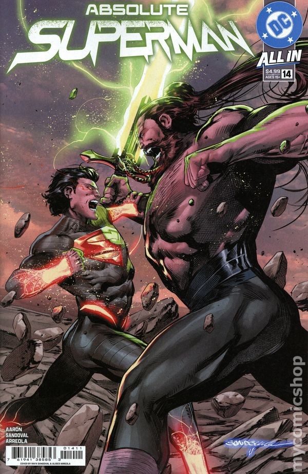 Absolute Superman #14A Sandoval NM 2026 Stock Image