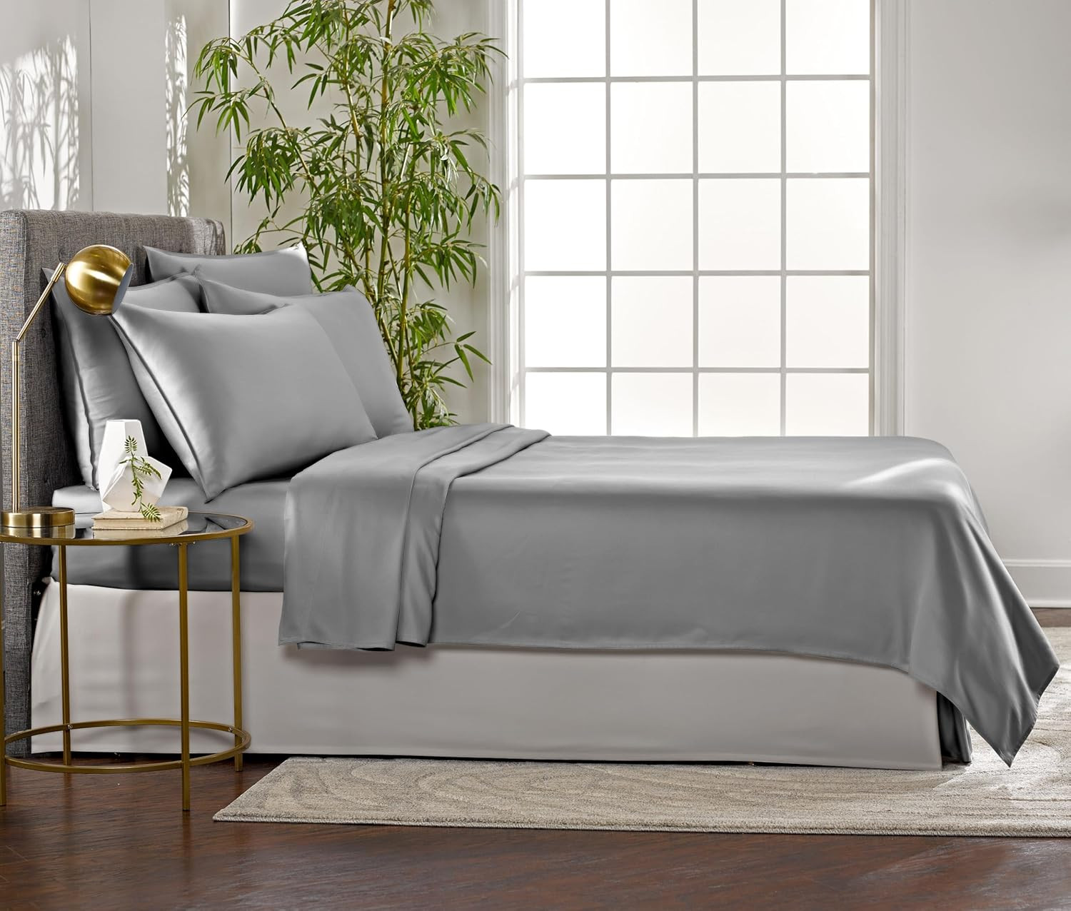 Twin Sheets by , Genuine 100% Organic Viscose Derived from Bamboo Bed Sheet Set,