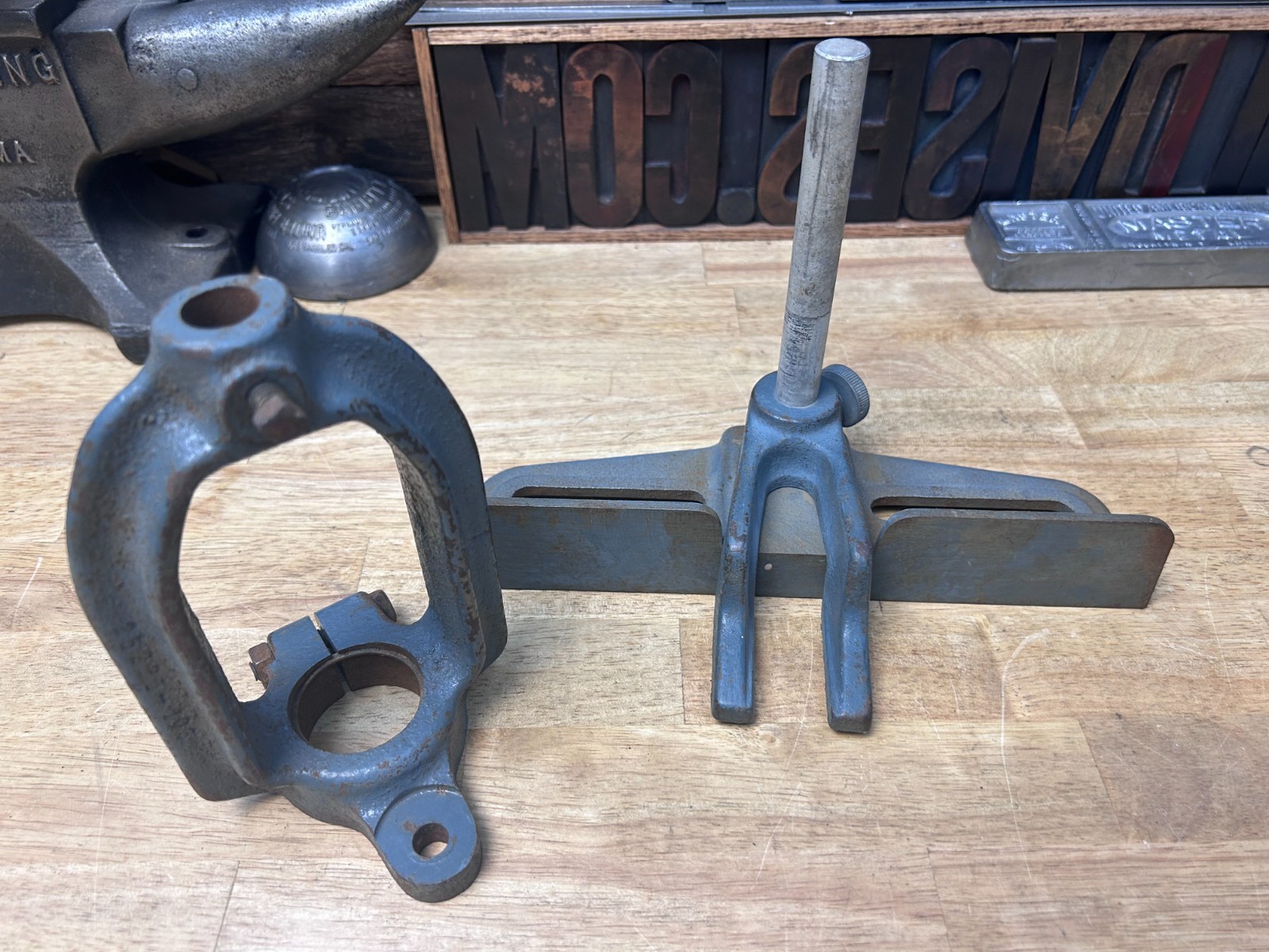 Vintage Craftsman Drill Press Mortising Attachment 1 5/8” Bore 25226 25235