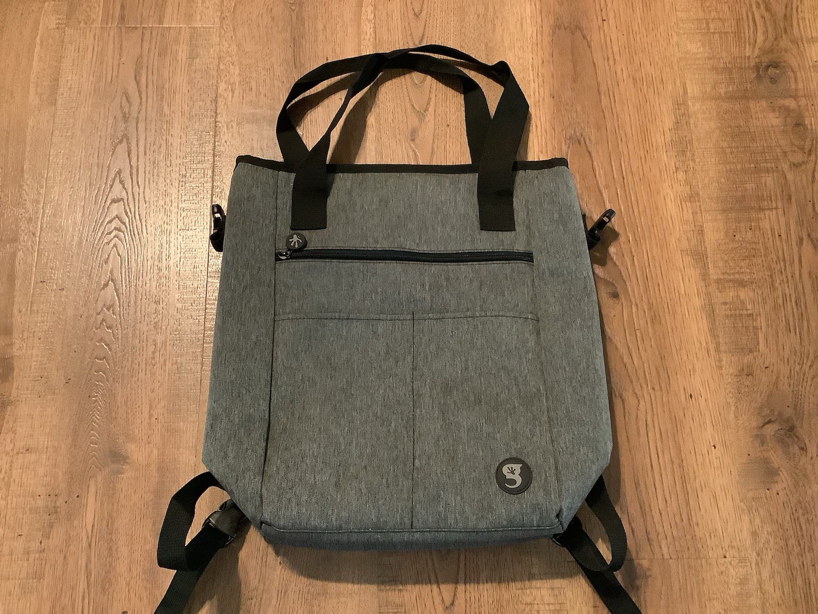 Geckobrands Waterproof Zip Gray Black Backpack Carry Bag