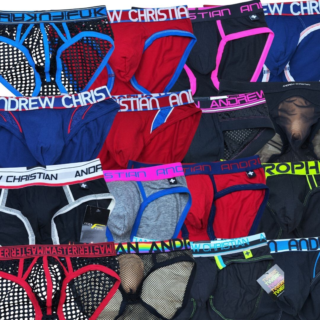 Andrew Christian Sexy Men Underwear Almost Naked, Show-It Brief, X-Small