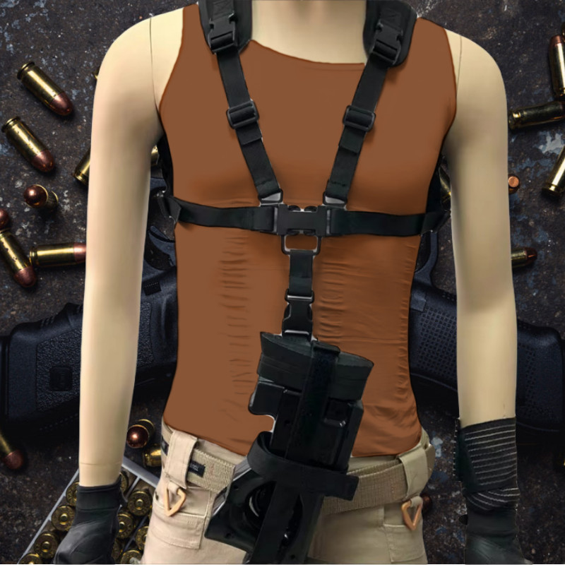 Harness Suspenders Adjustable Tactical Shoulder Strap Sling Quick Release Buckle