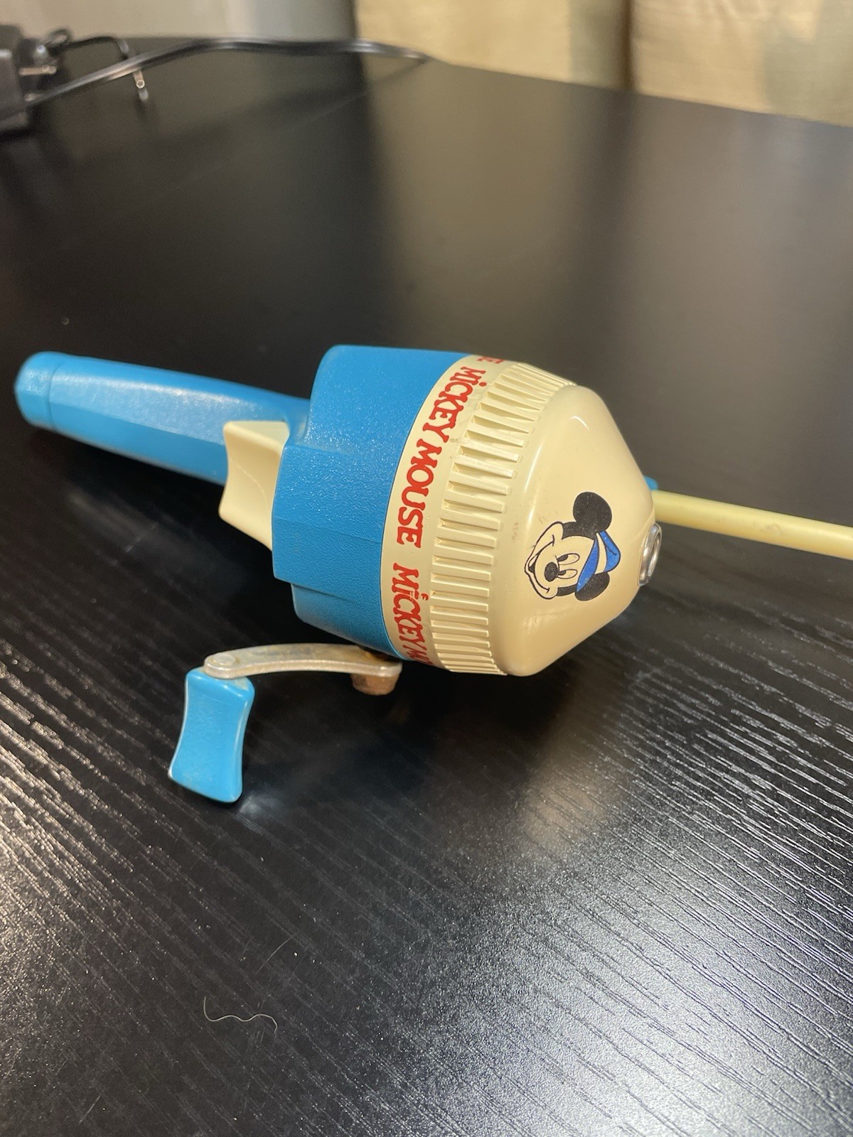 Vintage Zebco Brunswick 1982 Mickey Mouse Kids Fishing Rod/Reel Disney