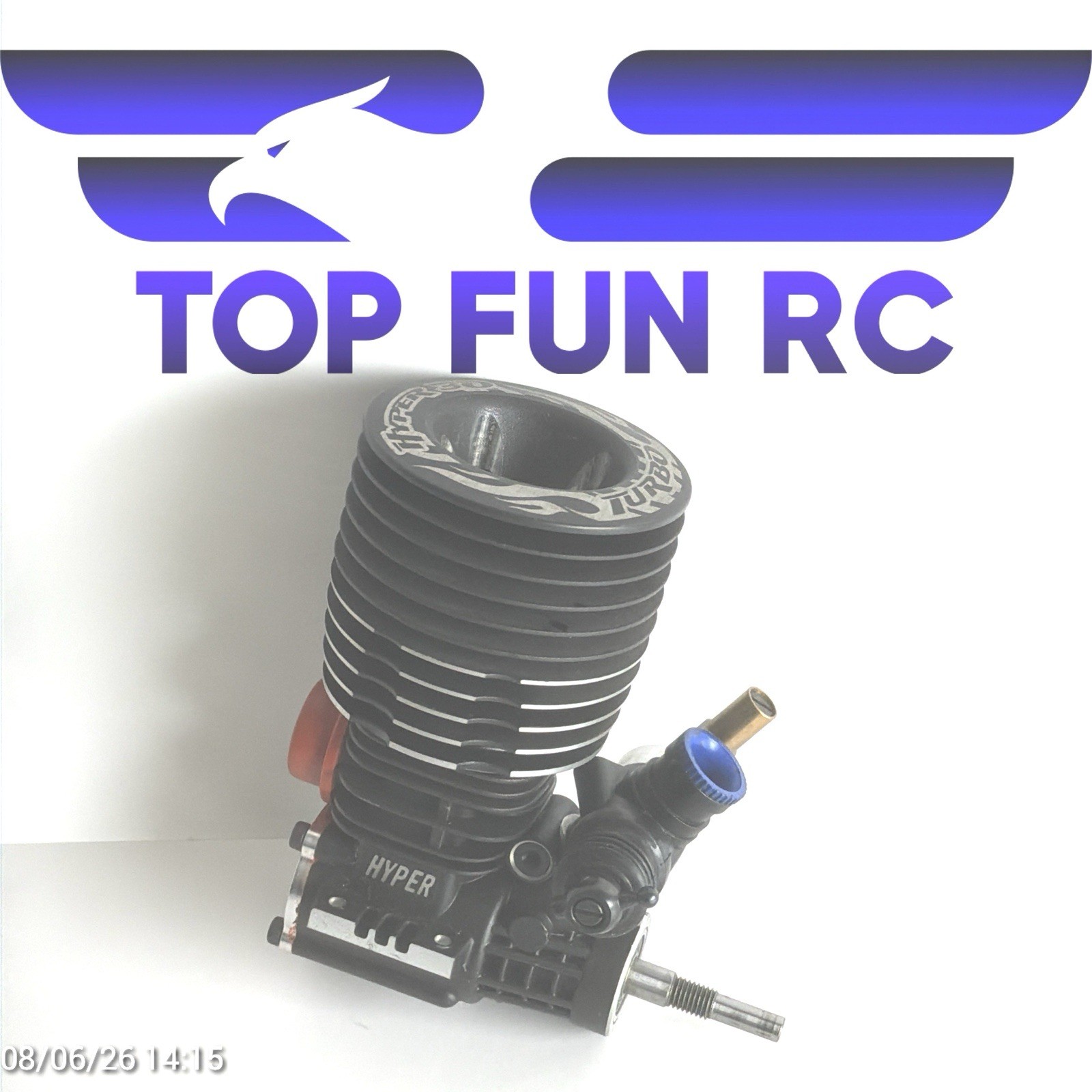HoBao Hyper 30 Turbo Engine W/O Pull Starter (Backplate) with Turbo Glow Plug