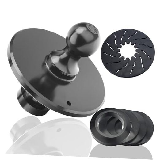 Kingpin to Gooseneck Ball Adapter - 2-5/16'' Fifth Wheel Gooseneck Ball 0" Lift
