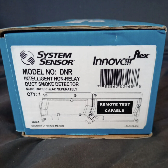🔥 NEW SYSTEM SENSOR DNR INTELLIGENT NON RELAY DUCT SMOKE DETECTOR!