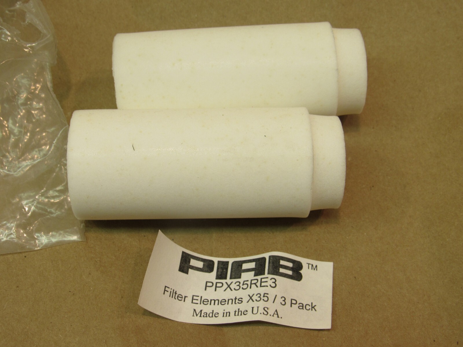 2 pcs PIAB PPX35RE3 filters