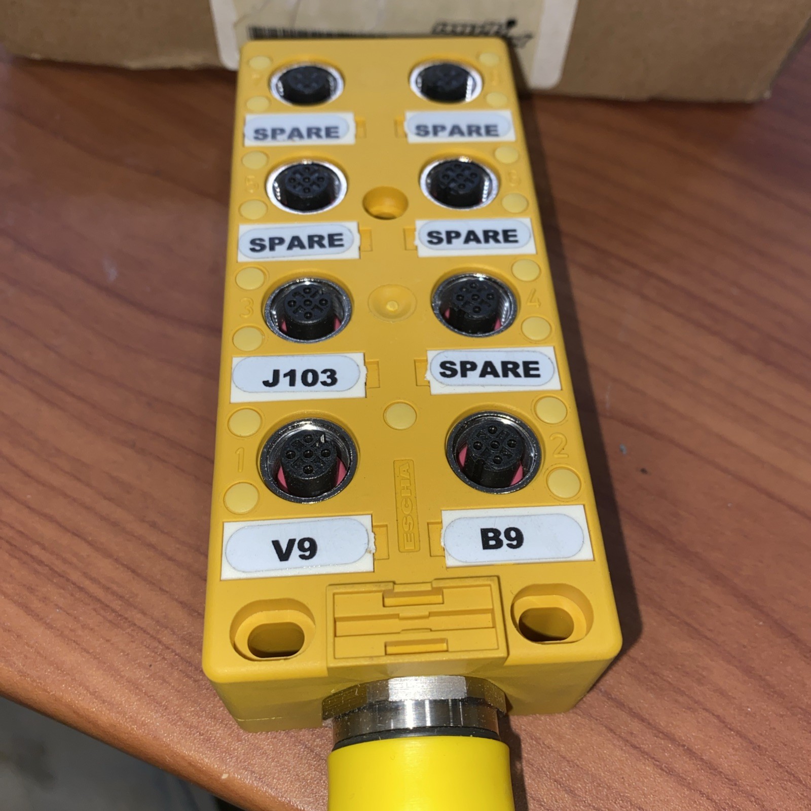TURCK 1DET328967 MULTIBOX JUNCTION BOX 8 PORT 5 PIN