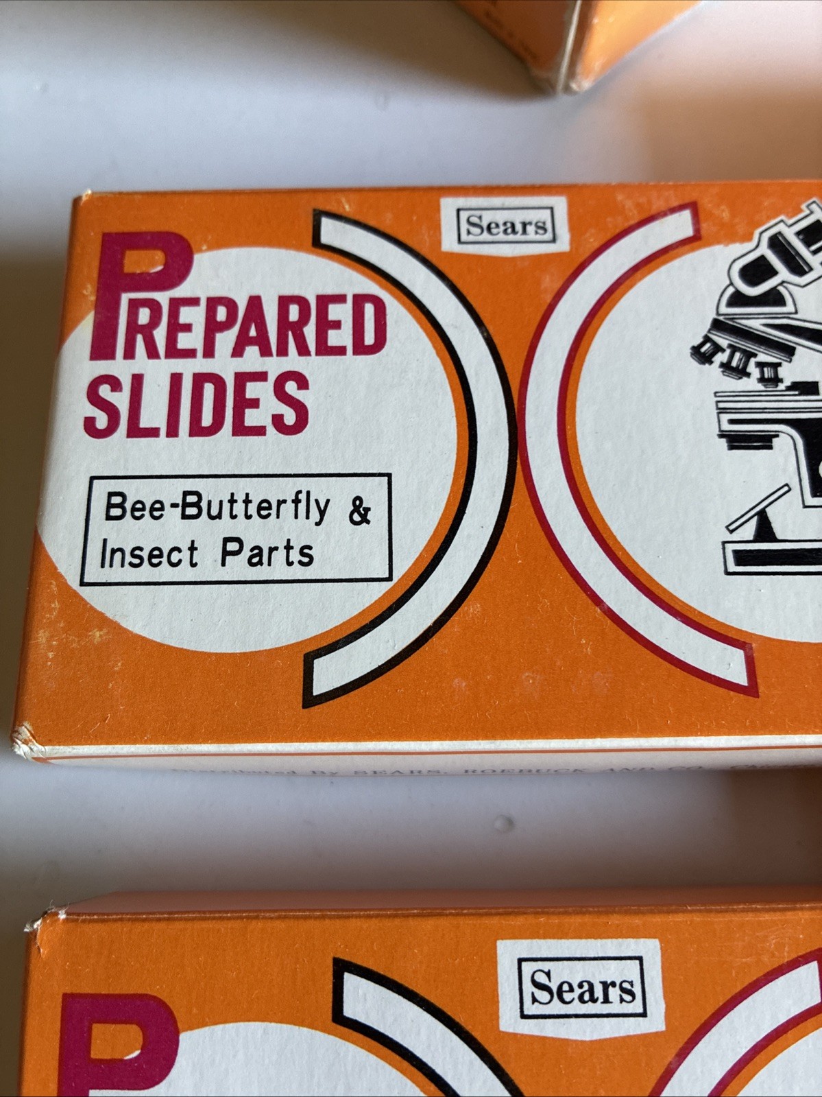 Vintage Sears 60 Prepared Microscope Slides 49 24037 Educational Specimens