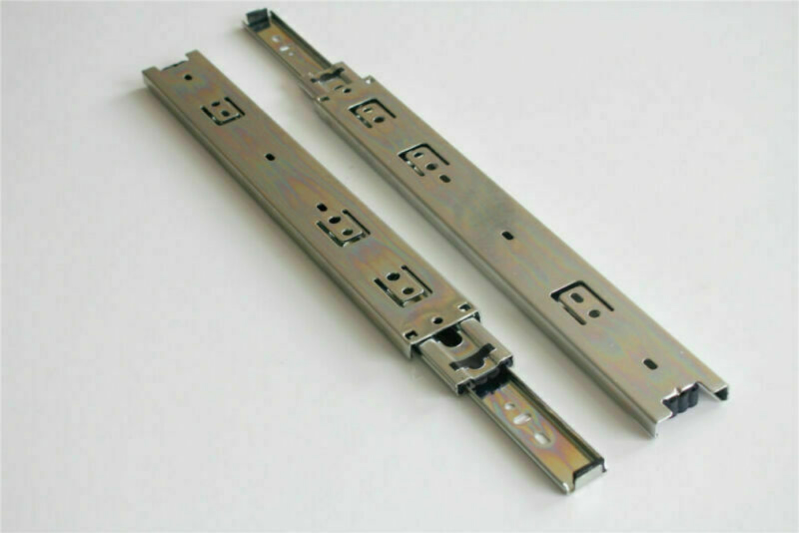 8“-22” Push Open Drawer Slide Full Extension Soft Close Ball Bearing Drawer
