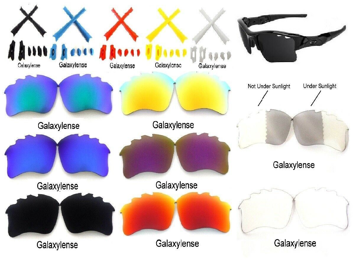 Galaxy Replacement Lenses For Oakley Flak Jacket XLJ VENTED Multi Selection