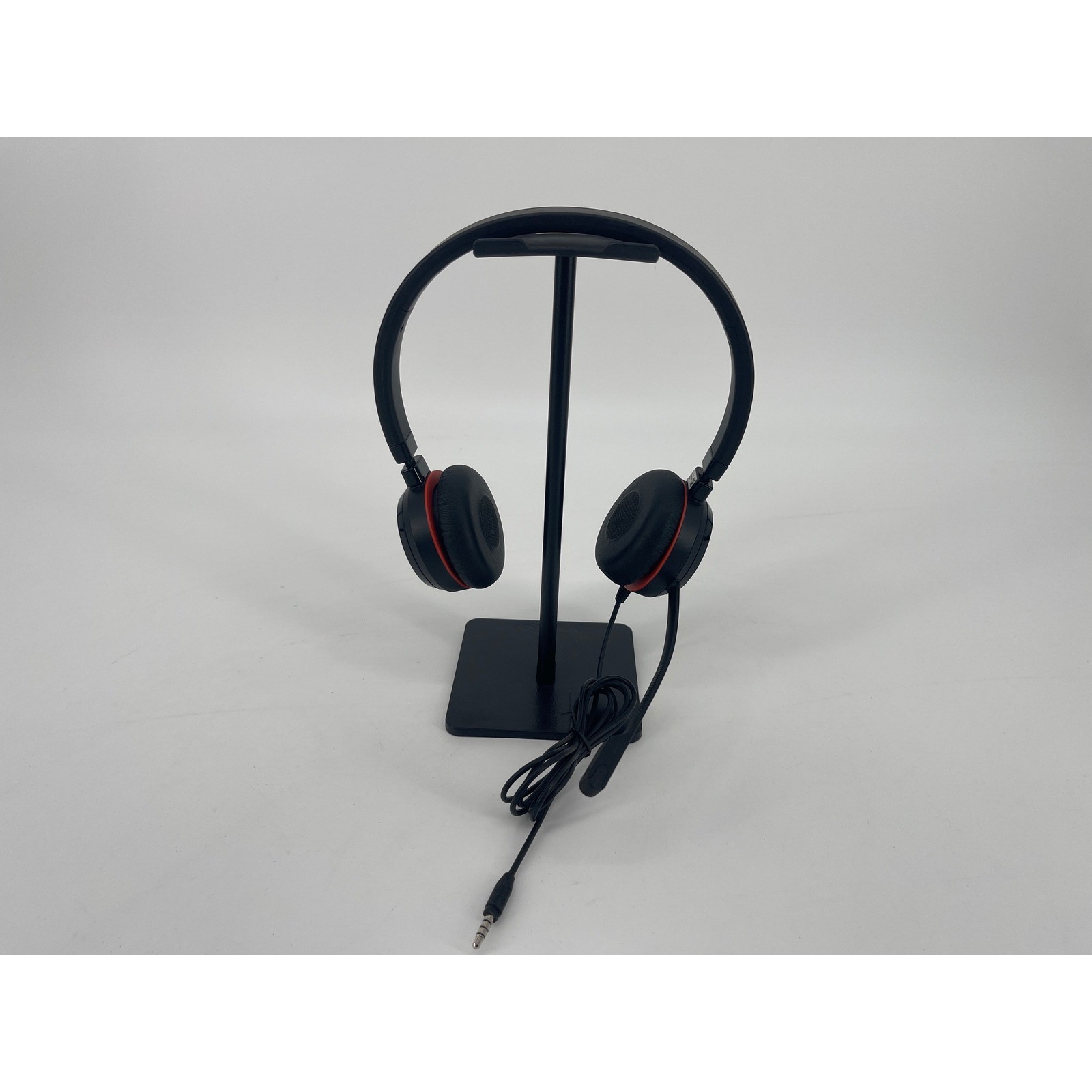 Jabra Evolve 30 II Headset Black Red Wired 3.5mm Jack HSC060 Excellent