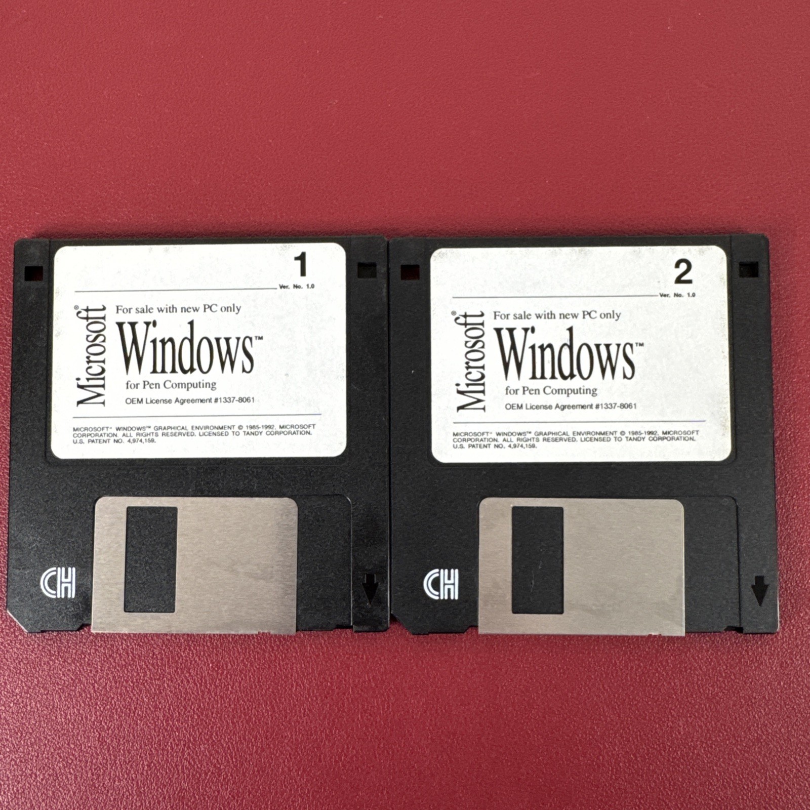 NEW,  Microsoft Windows for Pen Computing on 3.5" Floppy Disks