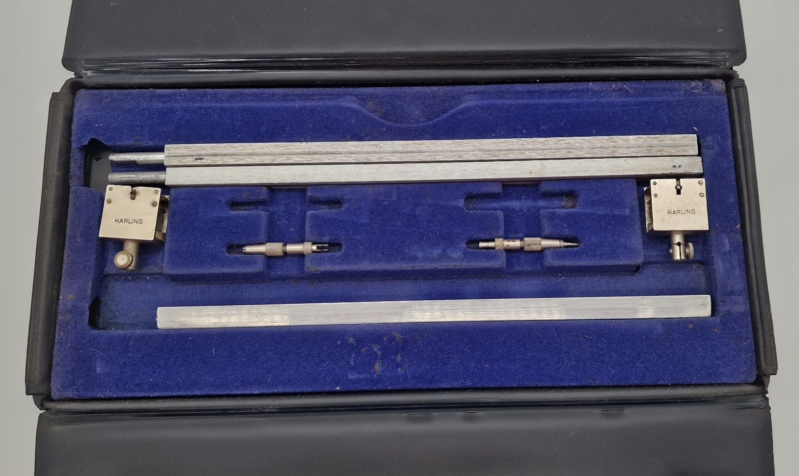 Cased Harling Beom Technical Compass Set - Incomplete
