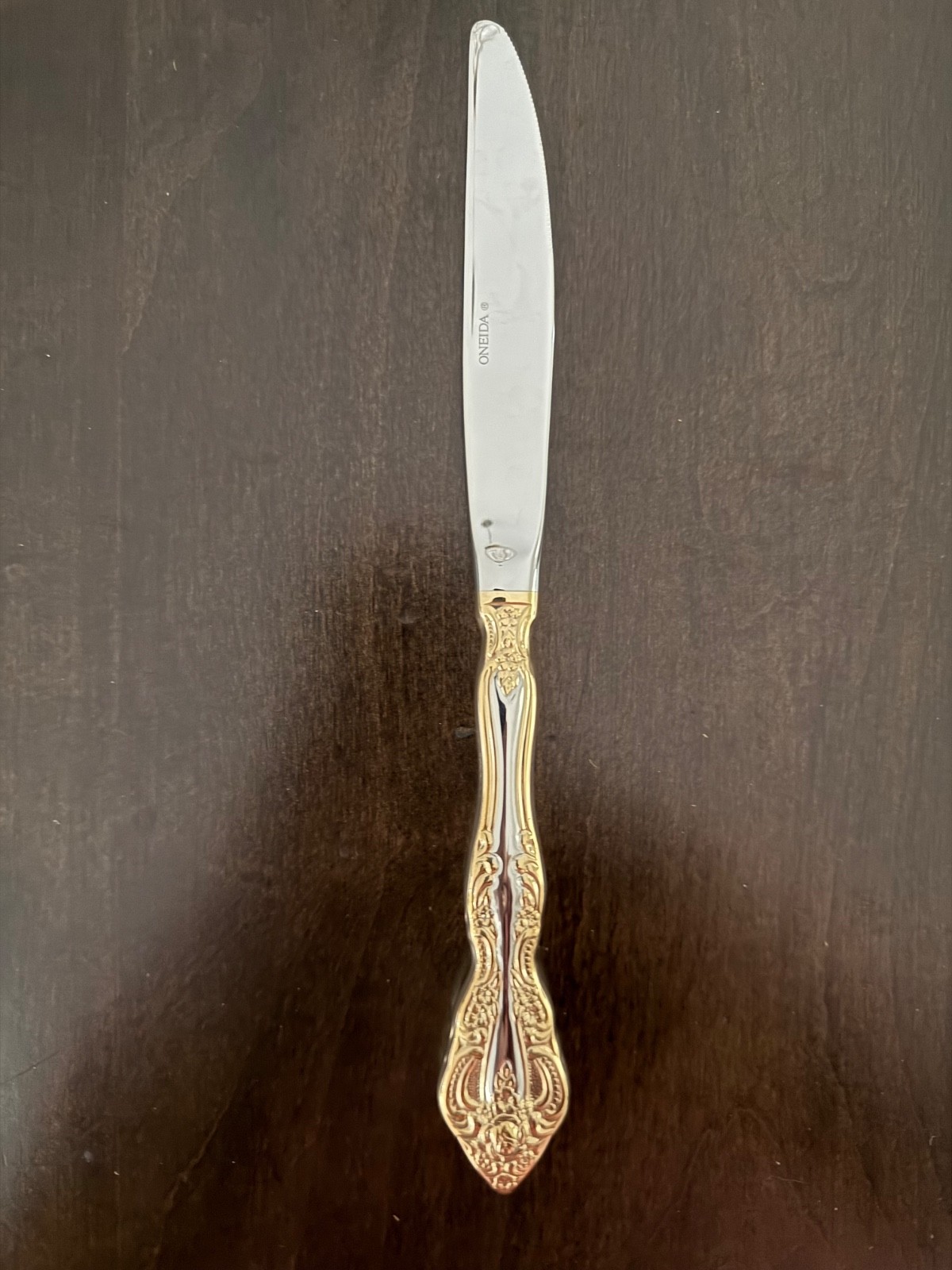 NEW Golden Michelangelo Dinner Knife   18/10 STAINLESS  FREE SHP USA Only